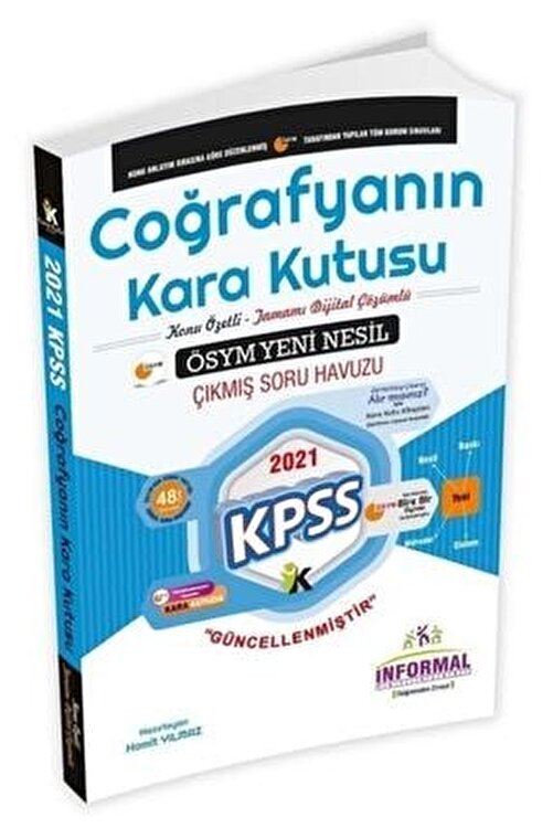 Informal Yayinlari 2021 Kpss Cografyanin Kara Kutusu Cikmis Sorular Soru Bankasi Fiyati Yorumlari Trendyol