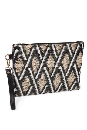 Paris Hasır Kadın Clutch Çanta