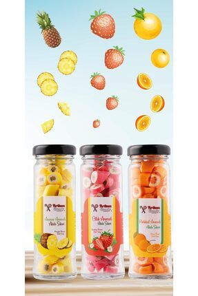 Artisan Handmade Candy Jar X 3 Flavors / El Yapımı Mini Akide Şekeri Kavanozu 65gr X 3 Çeşit