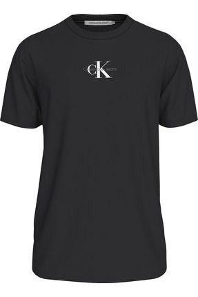 Erkek Marka Logolu Pamuklu Günlük Kullanıma Uygun Siyah T-shirt J30j323483-beh