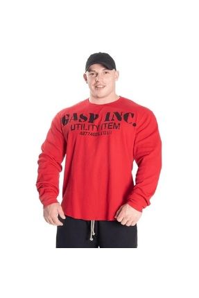 Thermal Gym Sweater - Chilli Red