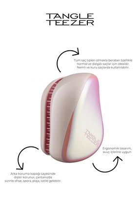 Compact Styler Pink Holographic Saç Fırçası