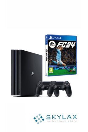 Playstation 4 Pro 1 Tb + 2 .Kol + EA Sports Fc 24 Ps4 Oyun