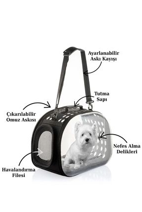 Carrying Bag Şeffaf Pet Kedi-köpek Taşıma Çantası Uzay Kapsülü Nefes Katlanabilir
