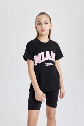 Kız Çocuk Siyah Tişört - B5095a8/bk81