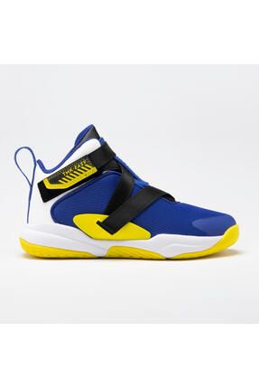 Çocuk Basketbol Ayakkabısı - Mavi/sarı - Easy X