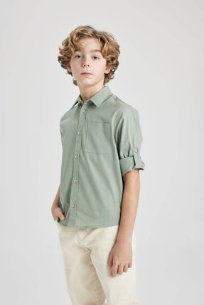 Erkek Çocuk Yeşil Gömlek - B5983a8/gn1107