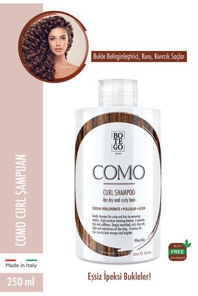 Como Curl Bukle Şampuanı 250 ml - Bukle Belirginleştirici / Kuru Kıvırcık Saçlar