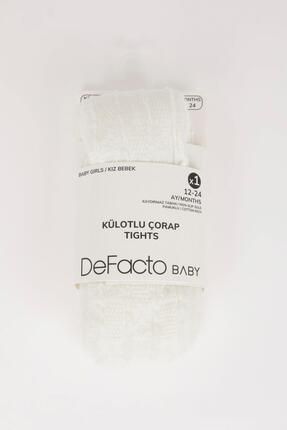 Kız Bebek Dikişsiz Pamuklu Külotlu Çorap C9087A5NS