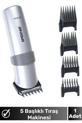 Premium Tıraş Makinesi Seti 5 Başlıklı Saç Sakal Vücut Tıraş Makinesi Günlük Bakım