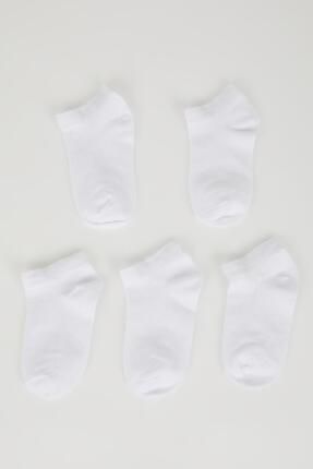 Erkek Bebek Dikişsiz 5'li Pamuklu Patik Çorap C8094a5ns