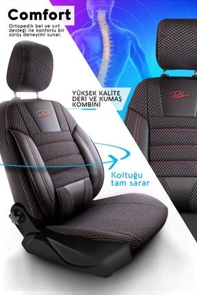 Panda Kilif Comfort Serisi Ortopedik Oto Koltuk Kilifi Airbag Uyumlu Tam Set Fiyati Yorumlari Trendyol