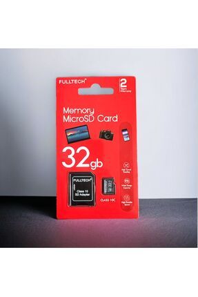 32 Gb Class 10 Micro Sd Hafıza Kartı SD Adaptör Dahil Micro Sd Kart