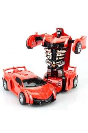 Transformers Robot Çek Bırak Kendinden Robota Dönüşebilen 1:32 Bugatti Lamborghini Araba