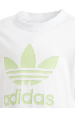 adidas Lastikli Bel Normal Beyaz Ye il Erkek ort Tak m Ir6935 short Tee Set Fiyat Yorumlar Trendyol