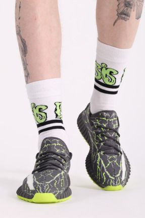 Boost Unisex Sneakers - Füme Yeşil Gri