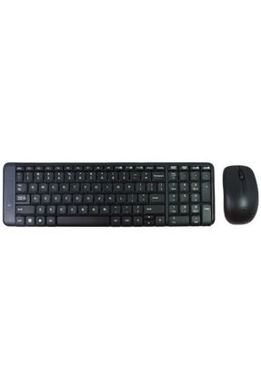 Mk220 Kablosuz Türkçe Q Klavye Mouse Seti - Siyah