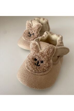 Kaydırmaz Taban Bebek TRİKO MEVSİMLİK VE YAZ BEBEK PATİK -bebek Patik Tavşanlı-ilda Baby