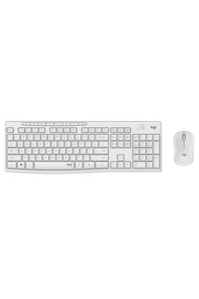 Mk295 920-010089 Beyaz Kablosuz Klavye Mouse Set