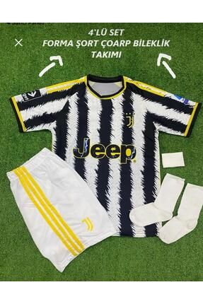 Juventus Kenan Yıldız Çocuk Futbol Forması Siyah Beyaz 2023/24 Yeni Sezon