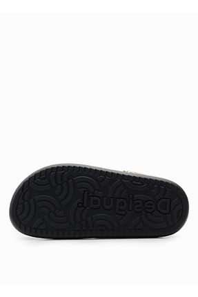 Desigual Krem Siyah Kad n Pamuk Sandalet 24SSSO012000 Fiyat Yorumlar Trendyol