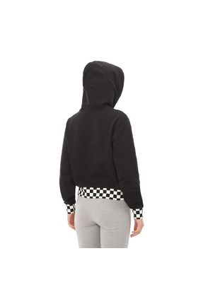 Vans 000GJ2BLK1 R Vans Boom Boom Check Crop I Kad n Sweatshirt Siyah Fiyat Yorumlar Trendyol