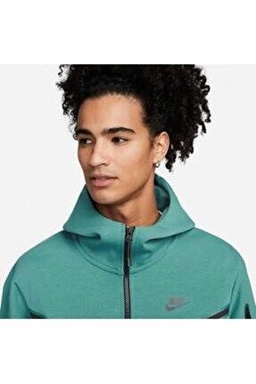 Nike Sportswear Tech Fleece Full Zip Hoodie Mineral Teal Black CU4489 381 Fiyat Yorumlar Trendyol
