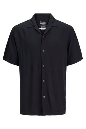 Jack Jones JJEJEFF SOLID RESORT SHIRT SS SN Black Fiyat Yorumlar Trendyol