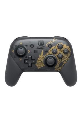 Switch Pro Controller Monster Hunter Rise Edition Kablosuz Oyun Kolu PC Uyumlu