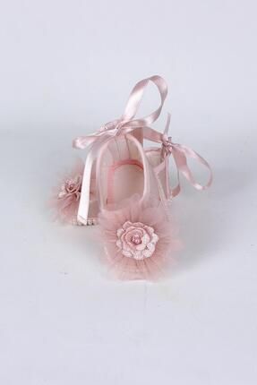 Kız Bebek Dantel Çiçekli Patik Ayakkabı