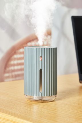 Hava Nemlendirici 320ml H2o Humidifier Ve Elektrikli Aroma Terapi Difüzörü Gri