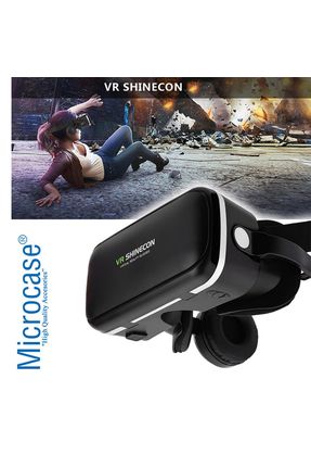 Kulaklıklı VR Shinecon 3D Sanal Gerçeklik Gözlüğü - Siyah AL4148