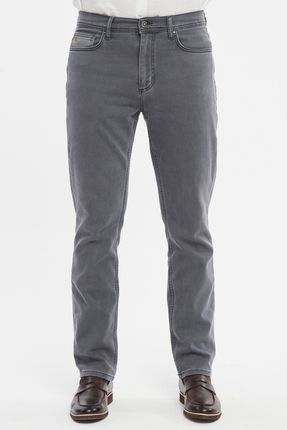 Premium Erkek Klasik 5 Cep Yüksek Bel Regular Fit Boru Paça Pantolon