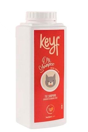 Kedi Toz Şampuan 125 gr (SUYU SEVMEYEN KEDİLER İÇİN)