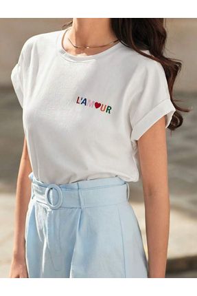 Lamour Baskılı Oversize T-Shirt (Pamuk & Unisex)