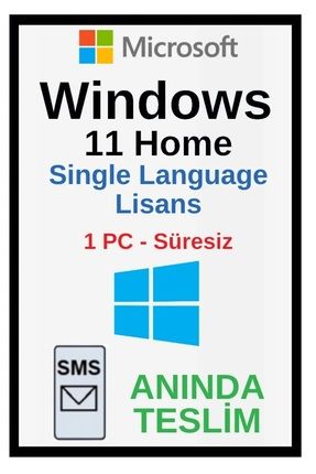 Windows 11 Home Single Language Lisans - Süresiz