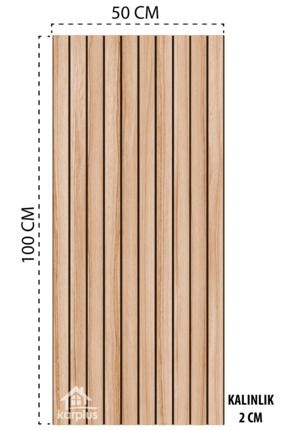 Ahşap Görünümlü Strafor Duvar Kaplama Paneli Isı Ve Ses Yalıtımlı 300-102 - 50x100