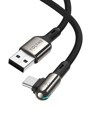 C2067 Stark 60W USB to Type-C Şarj Kablosu 1.2M 3A-Siyah