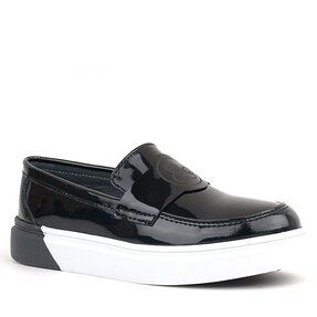 Siyah Rugan Çocuk Klasik Ayakkabı