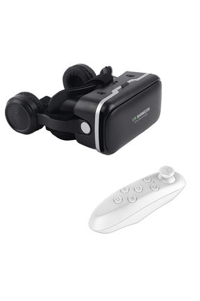 Kulaklıklı VR 3D Sanal Gerçeklik Gözlüğü + VR Kumanda -AL4291