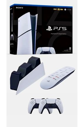 PlayStation 5 Digital Edition 1 TB + 2.Dualsense + Şarj İstasyonu + Kumanda (İthalatçı Garantili)
