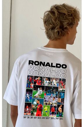 Toum Very Kind Ronaldo Bask l Beyaz T shirt Fiyat Yorumlar Trendyol