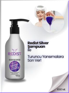 Redıst Beyaz Ve Gri Saçlar Için Silver Mor Şampuan 500 ml