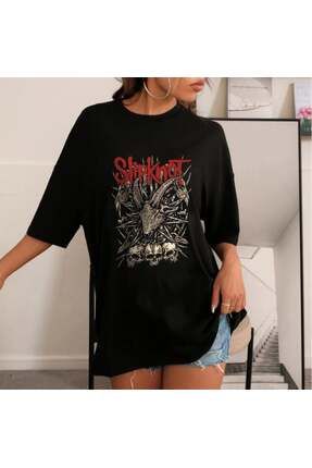 Toum Very Kind Rock Serisi Slipknot Goat Skulls Siyah Unisex Oversize T shirt Fiyat Yorumlar Trendyol