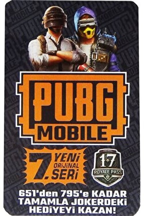 Pubg Oyun Karti 7 Seri 30 Poset 60 Kart Fiyati Yorumlari Trendyol