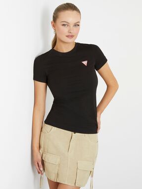 Mini Triangle Kadın Slim Fit T-Shirt