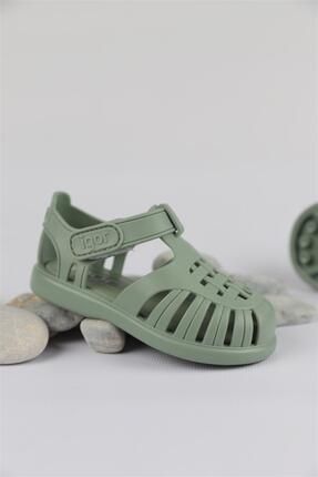 22 - 27 Numara İgor Tobby Solid Yeşil Sandalet