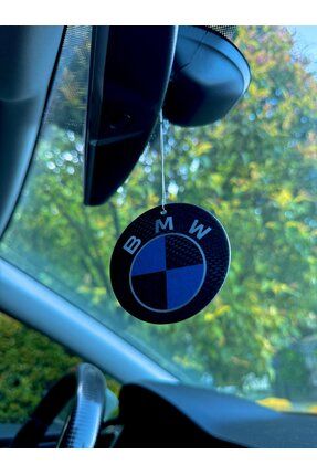 Karbon Detay Üzerine BMW ///M Logolu Dekoratif Oto Kokusu ve Aksesuarı