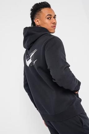 Nike Air Sportswear Clup Hoodie Black Standart Fit Kesim Siyah Erkek Sweatshirt Fiyat Yorumlar Trendyol