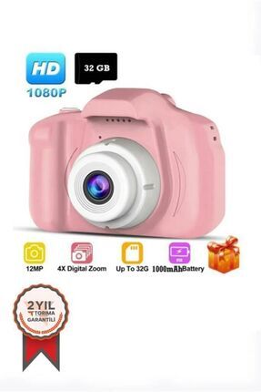 Mini 1080p Hd Çocuk Kamera Dijital Fotoğraf Makinesi 2.0 Inç Ekran